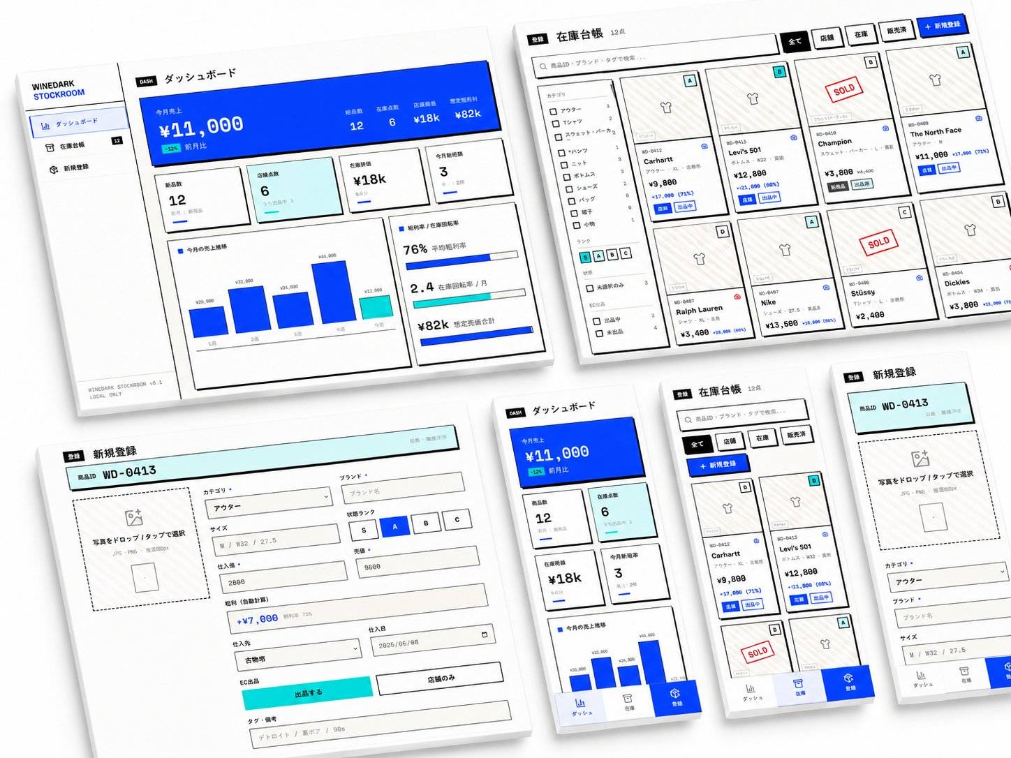 System screens